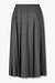 울 블렌드 플리츠 롱 스커트