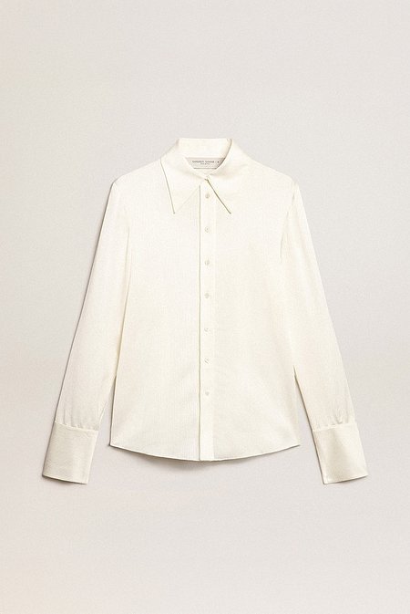 GOLDEN GOOSE KOREA [공식 스토어] 골든구스  여성 지지 슬림핏 셔츠 GWP01417 P000987 15144 | 신세계V