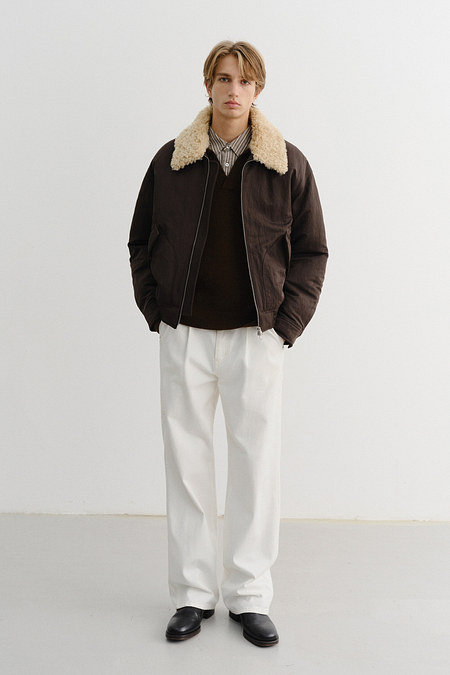 DUNST UNISEX FLIGHT PADDED JACKET BROWN_M_UDJU5D125W2 | 신세계V